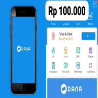 Cara Pinjam Saldo DANA 100 Ribu Langsung Cair