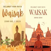 Link Poster Hari Raya Waisak 2025, Gratis, Bisa Diedit dan Diunduh!