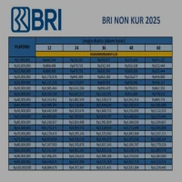 Tabel Pinjaman Bank BRI Non KUR Plafon Rp100 Juta 2025! Solusi Finansial Fleksibel dan Terpercaya