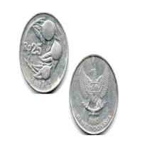 Tips Menjual Koin 25 Rupiah Tahun 1995 agar Laku Tinggi