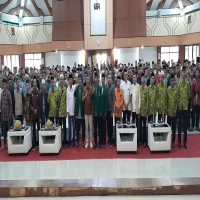 Ratusan peserta utusan dari DKM Masjid se-Kabupaten Subang ikuti pelatihan Sembelih Hewan Qurban.