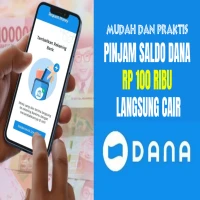 Pinjam Saldo DANA Rp100.000 Tanpa KTP dan Tanpa Ribet
