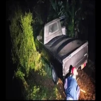 Damkar Subang berhasil mengevakuasi mobil yang terjebak di area Kampung Babakan Royom, Desa Batusari, Kecamatan Dawuan, pada Kamis (29/5/2025).