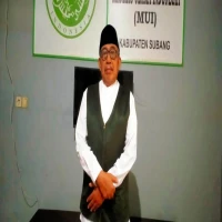Ketua Umum Majelis Ulama Indonesia (MUI) Kabupaten Subang, KH Abdu Manaf, S.Ag
