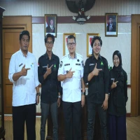 Wakil Bupati Subang, Agus Masykur Rosyadi (Kang Akur) saat menerima audiensi dari Himkas.