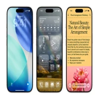 Tampilan antarmuka fitur baru iOS 26 di iPhone 15 Pro