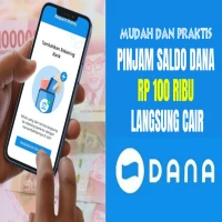 Pinjaman Online Saldo DANA Rp100 Ribu Tanpa KTP