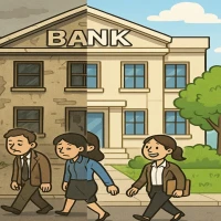Ilustrasi perbankan.