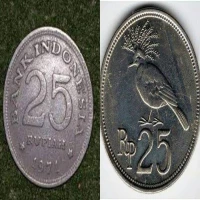 Cek Uang logam 25 Rupiah Saat Ini dan Sejarah Singkat Koin Rp 25
