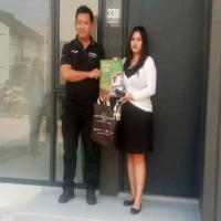 Proses serah terima unit Artzy House tahap pertama.